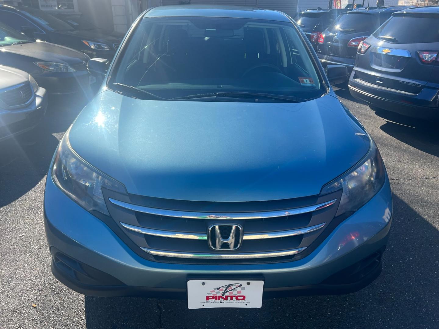 2013 Teal /Gray Honda CR-V LX 4WD 5 Speed AT (5J6RM4H33DL) with an 2.4L L4 DOHC 16V engine, 5 Speed Automatic transmission, located at 1018 Brunswick Ave, Trenton, NJ, 08638, (609) 989-0900, 40.240086, -74.748085 - Photo#5